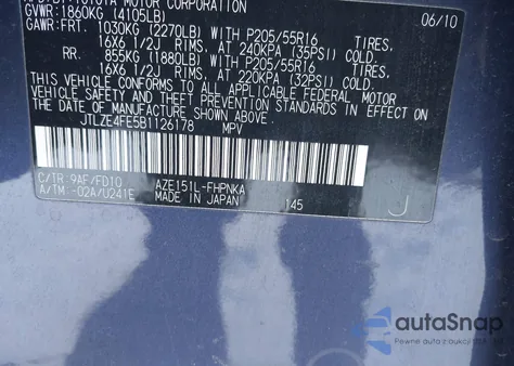 2011 Scion Xb из США, поврежденный, VIN JTLZE4FE5B1126178